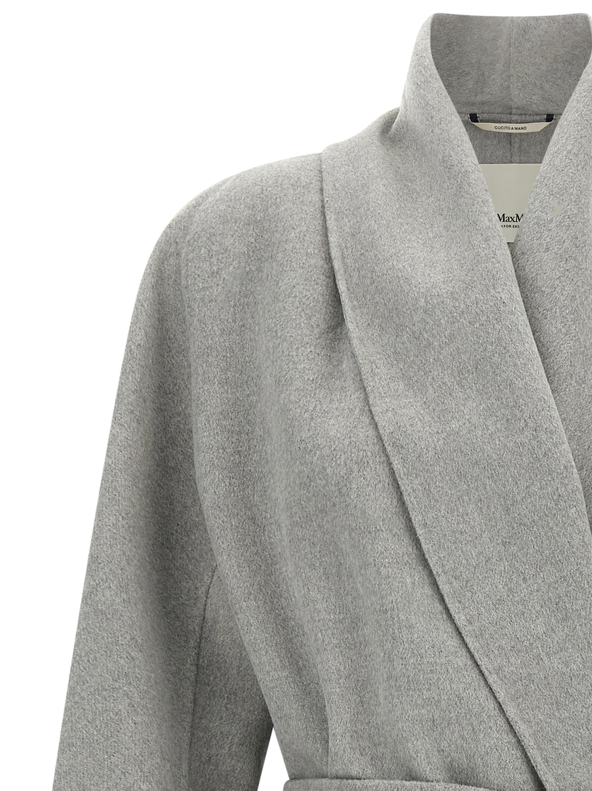 'S Max Mara Grauer Wollmantel