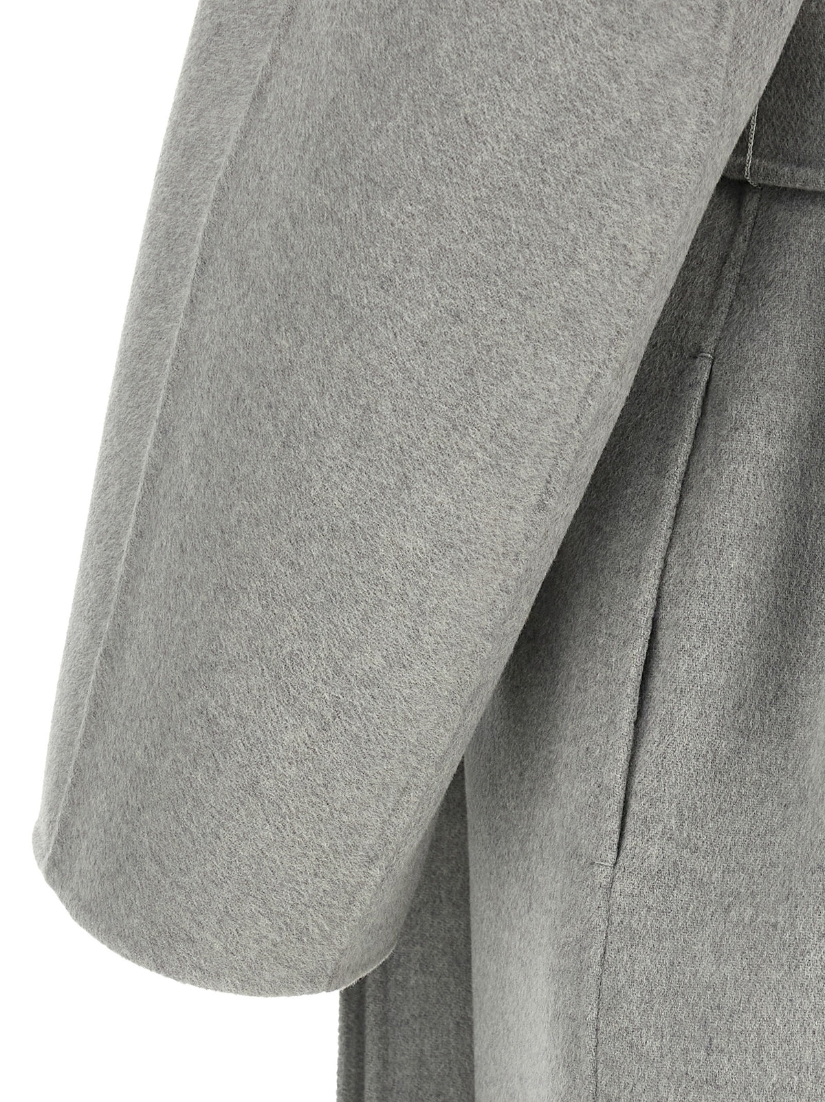 'S Max Mara Grauer Wollmantel