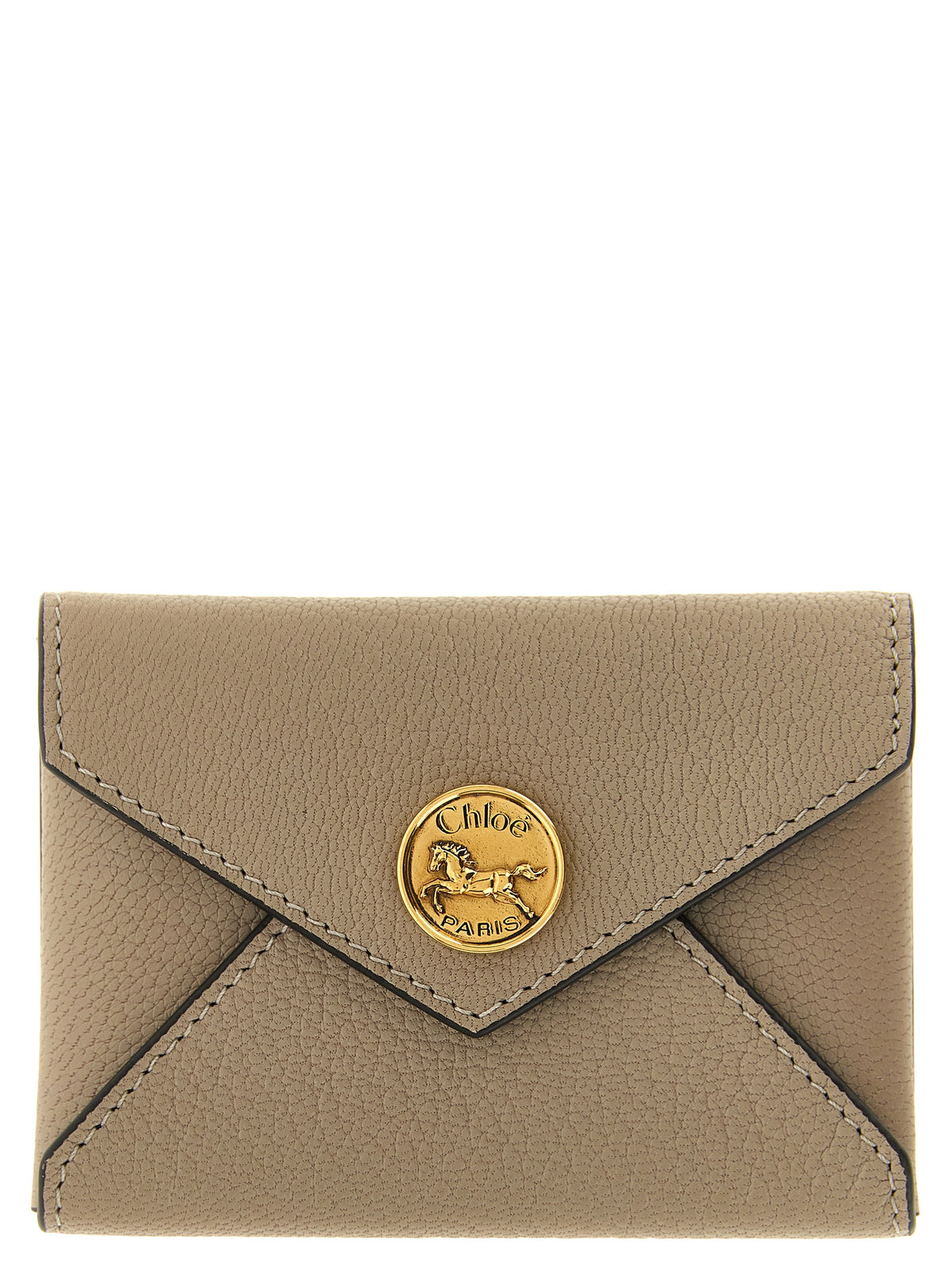 Chloé Beige Ziegenleder Kartenetui
