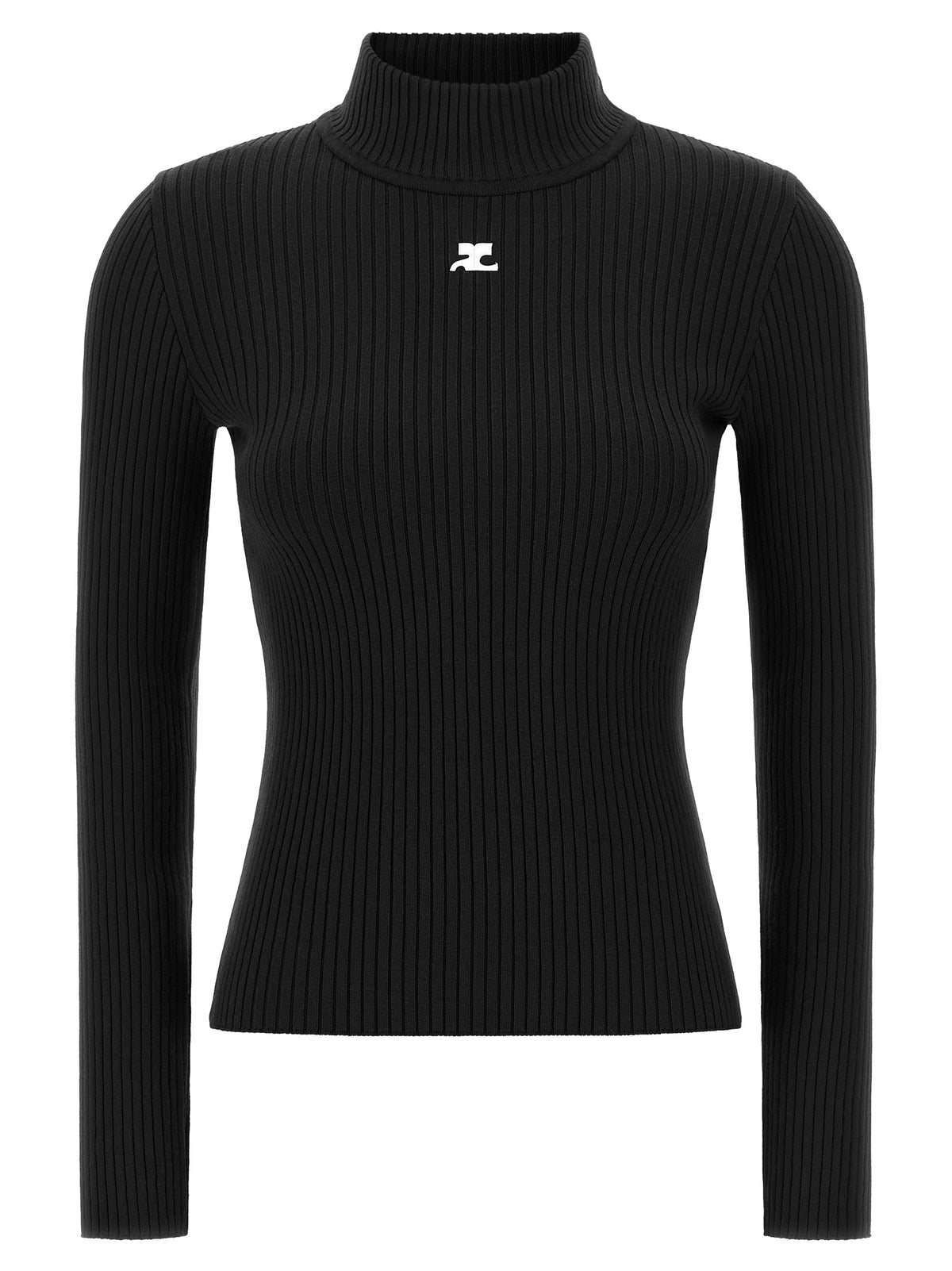 Courrèges Schwarzer Cardigan aus Viskose