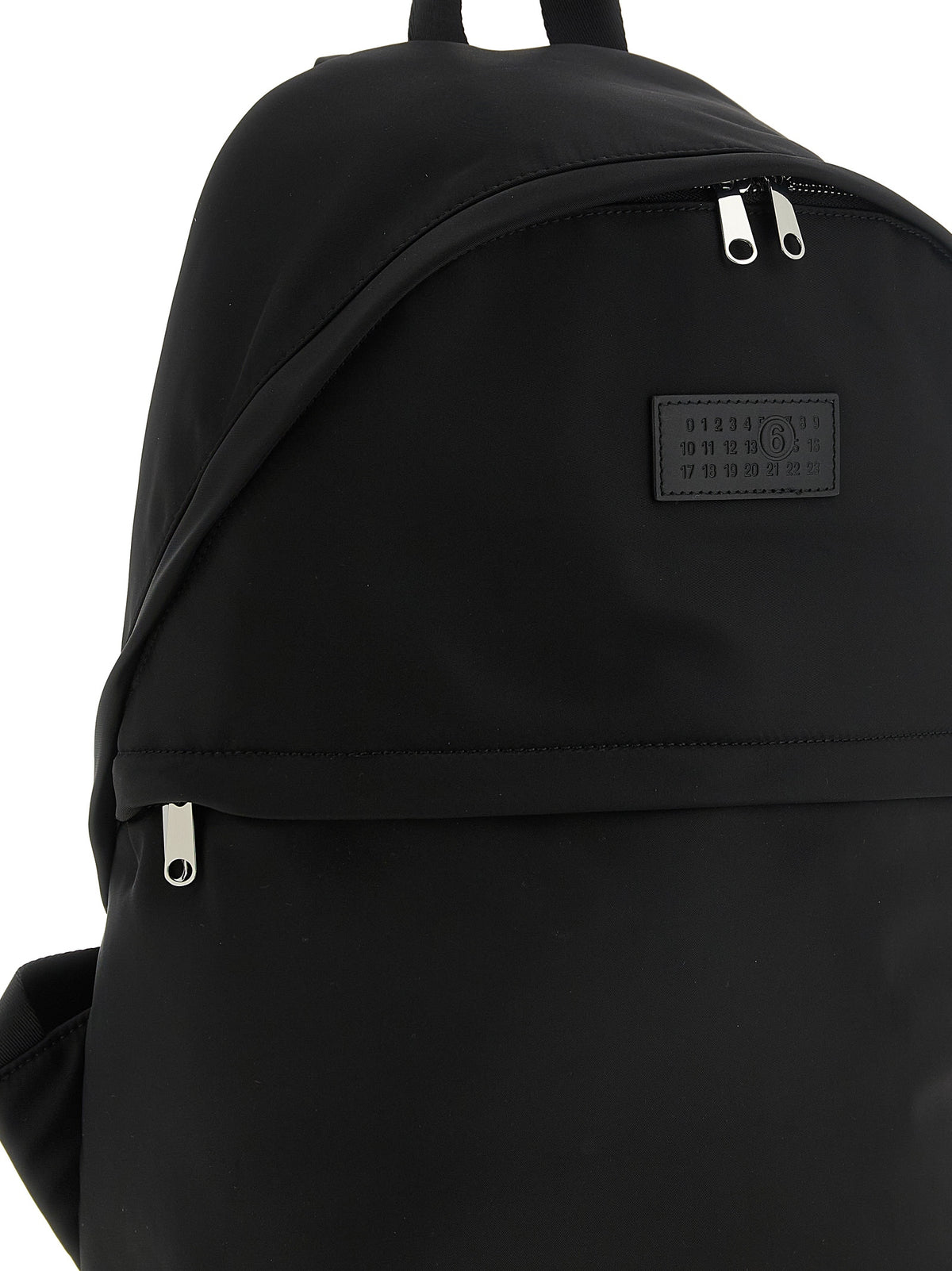 MM6 Maison Margiela Schwarzer Polyamid-Rucksack