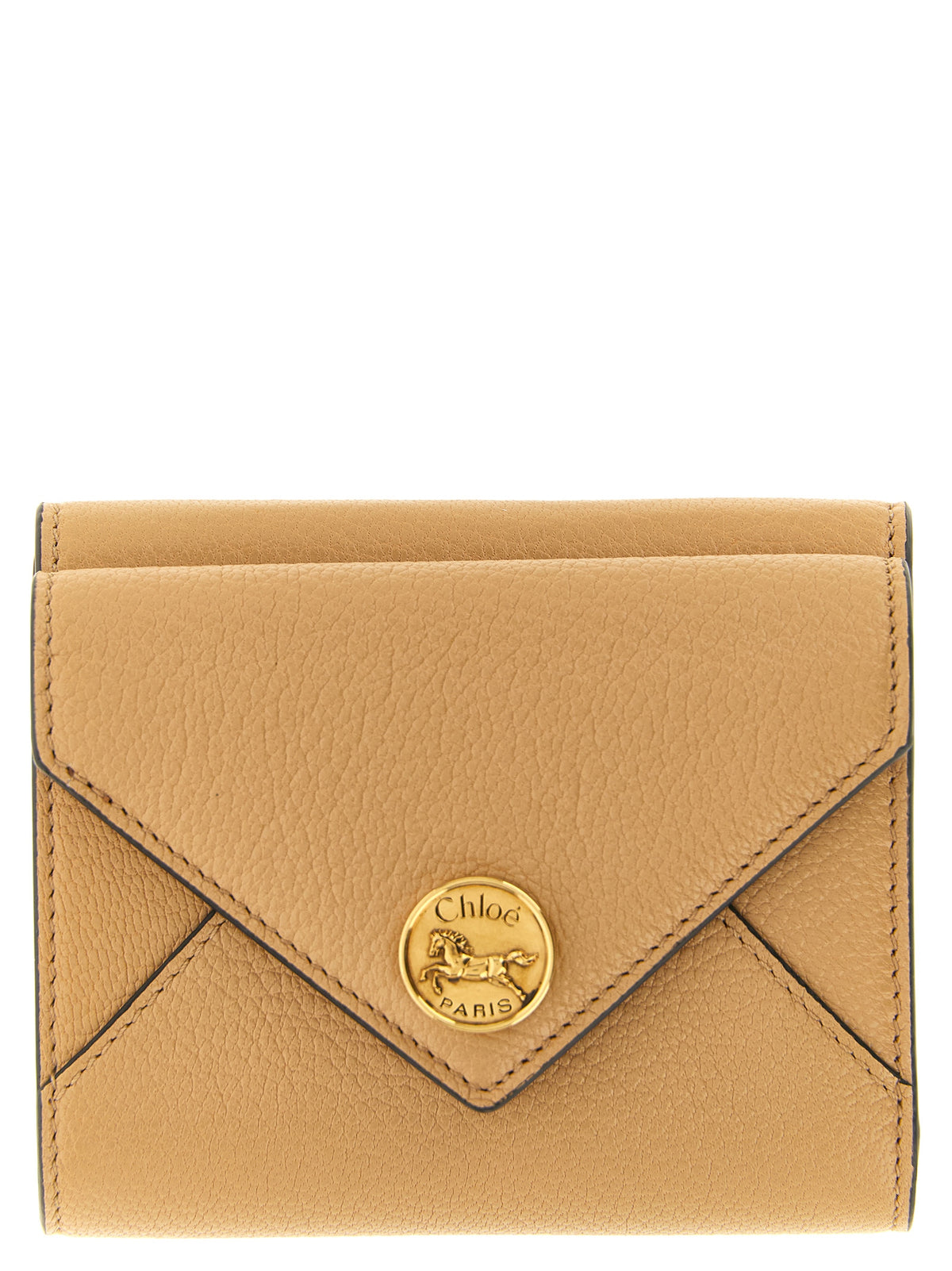 Chloé Multicolor Ziegenleder Kartenetui
