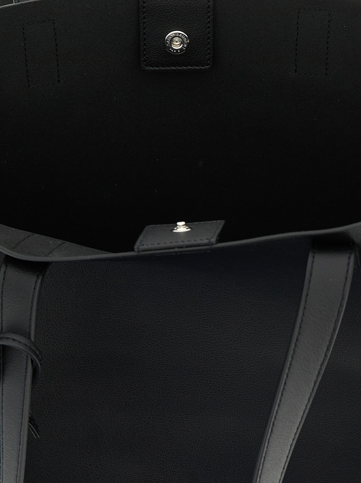 Saint Laurent Schwarze Kalbsleder-Tasche