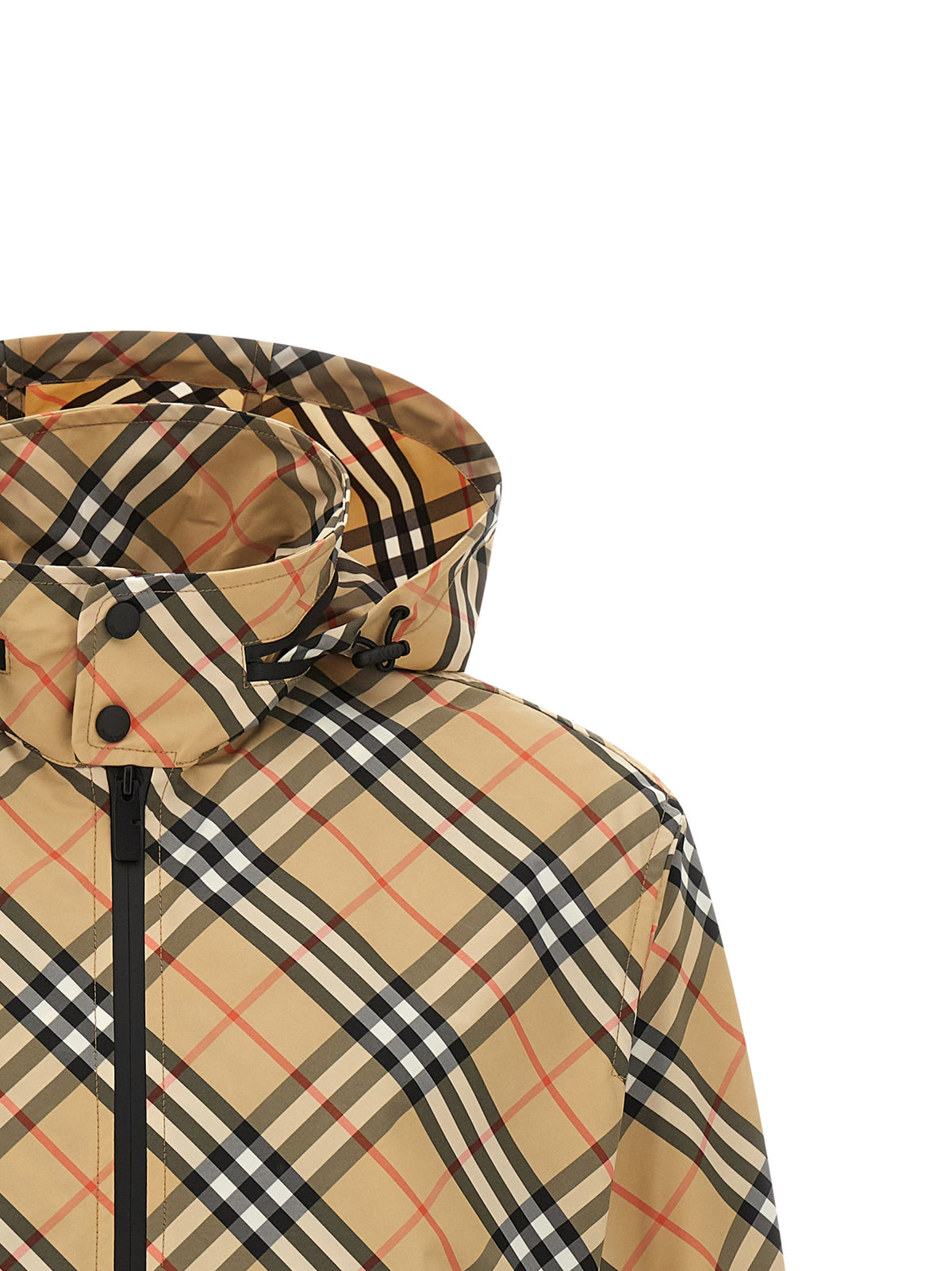 Burberry Beige Polyester Shell Jacke