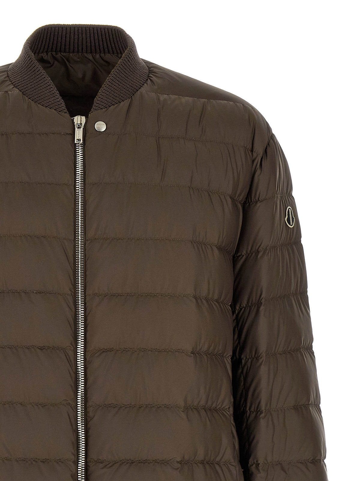 Rick Owens Brauner Polyester-Bomber