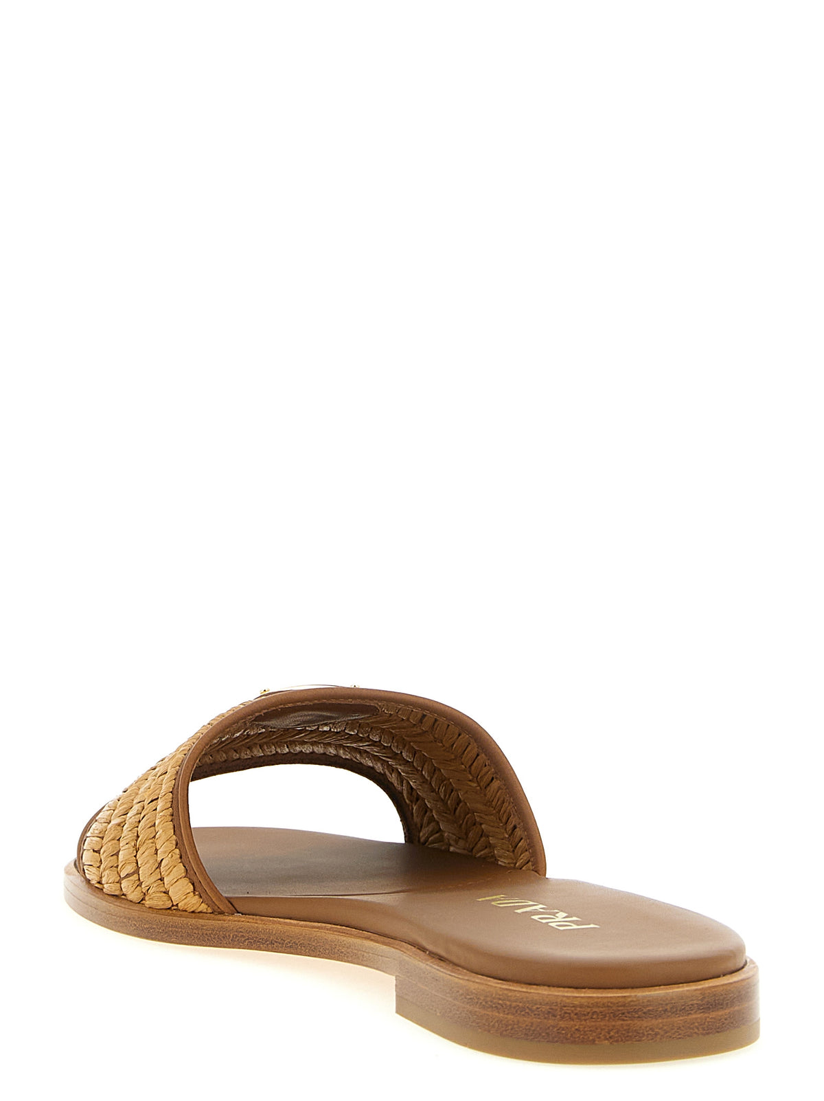 Prada Braune Viscose-Slipper
