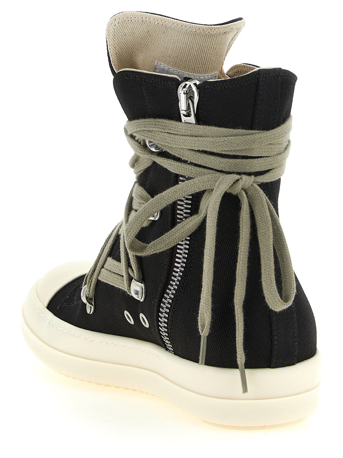 DRKSHDW Schwarze Low-Top-Sneaker aus Baumwolle