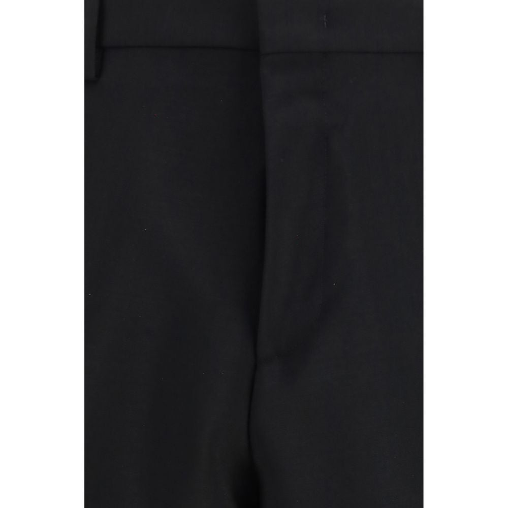 Fendi Schwarze Mohair-Anzughose