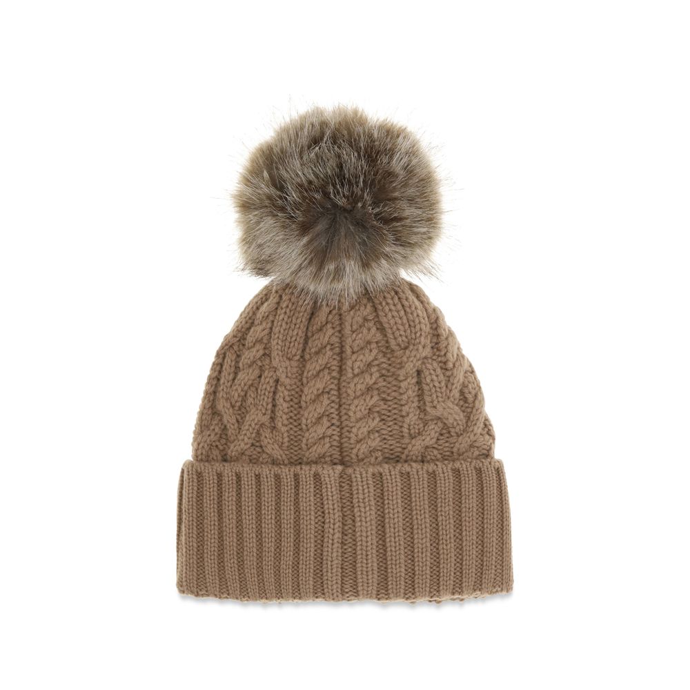 Moncler Mütze aus Wolle von Ovis Aries in Braun