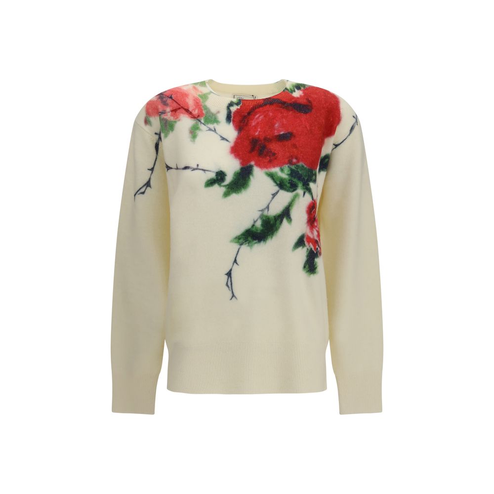 Blumarine Beiger Kaschmirpullover