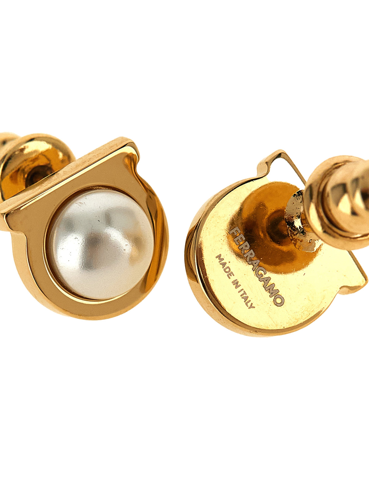 Ferragamo Ohrringe aus Goldmessing