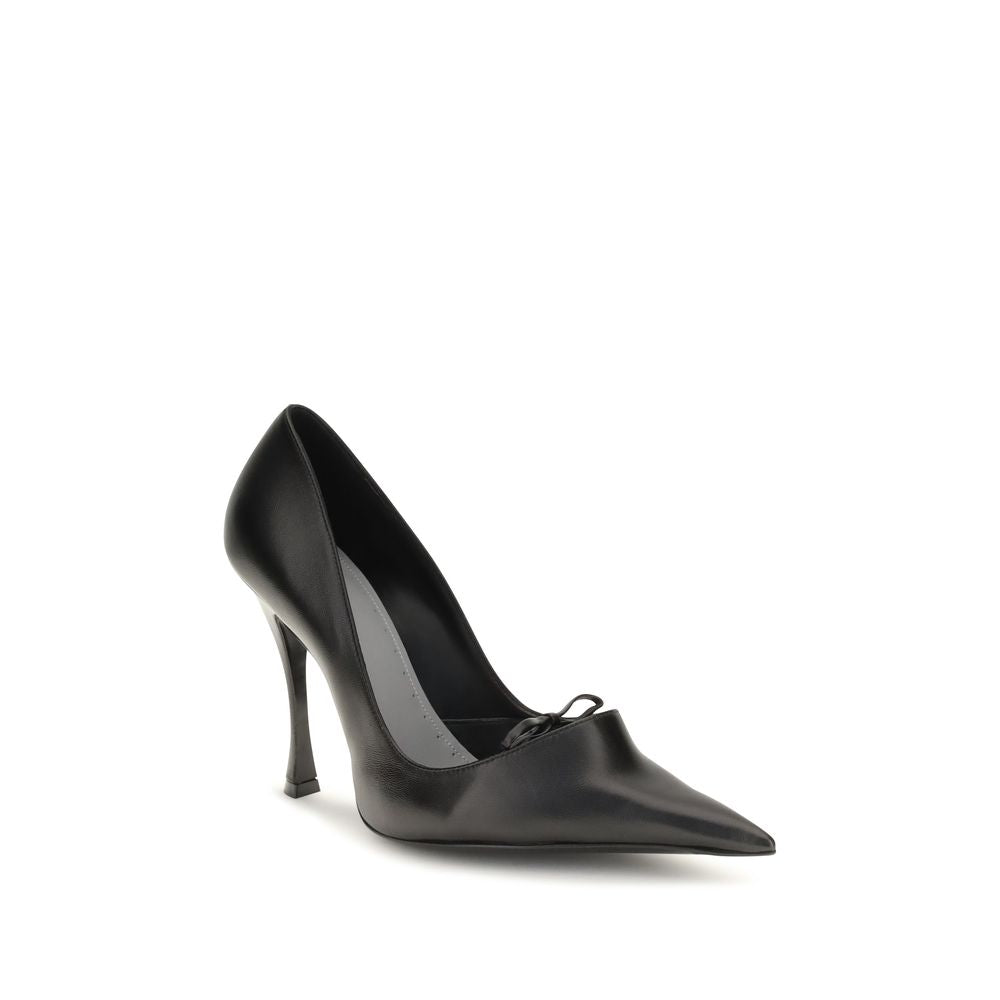 Balenciaga Schwarze Lammleder Pumps Ovis Aries mit hohem Absatz