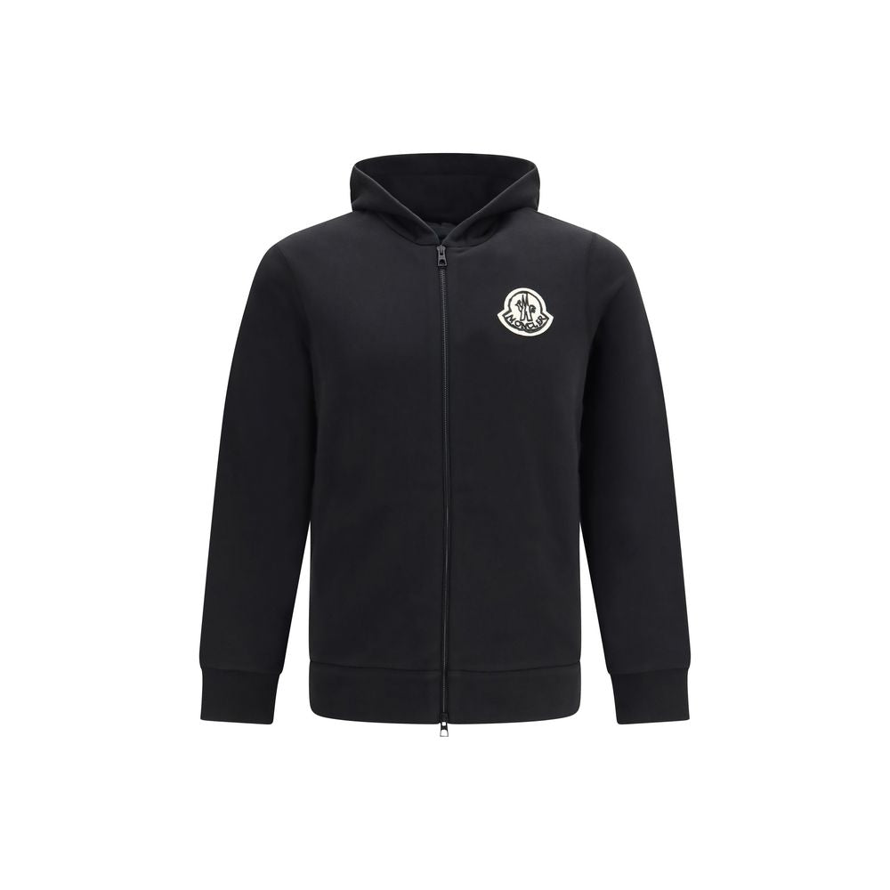 Moncler Schwarzer Baumwoll-Sweatshirt
