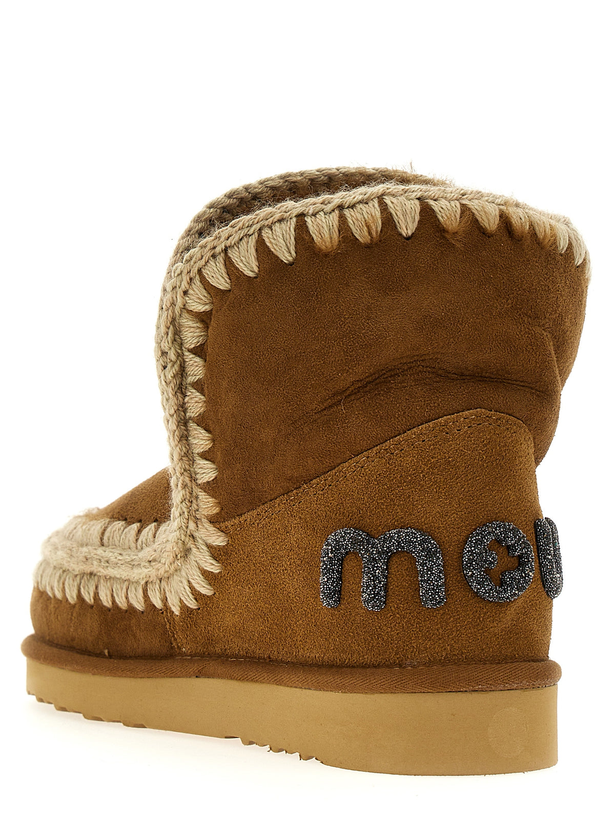 Mou Braune Lammleder-Stiefeletten