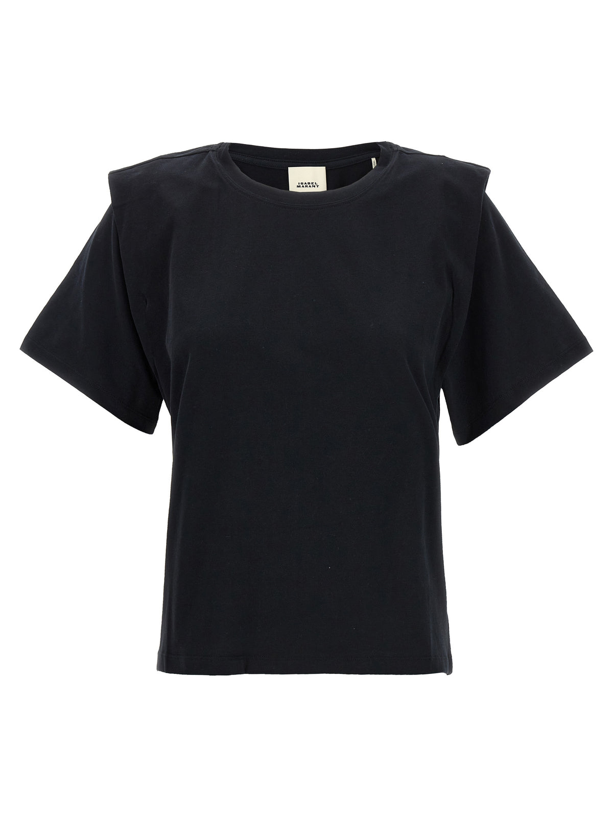 Isabel Marant Schwarzes Baumwoll-T-Shirt
