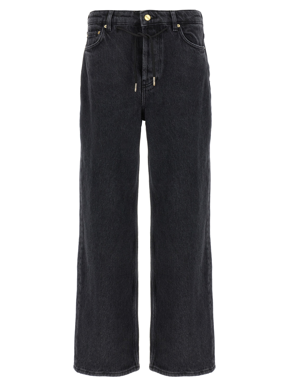 Ganni Schwarze Baumwolljeans Denim