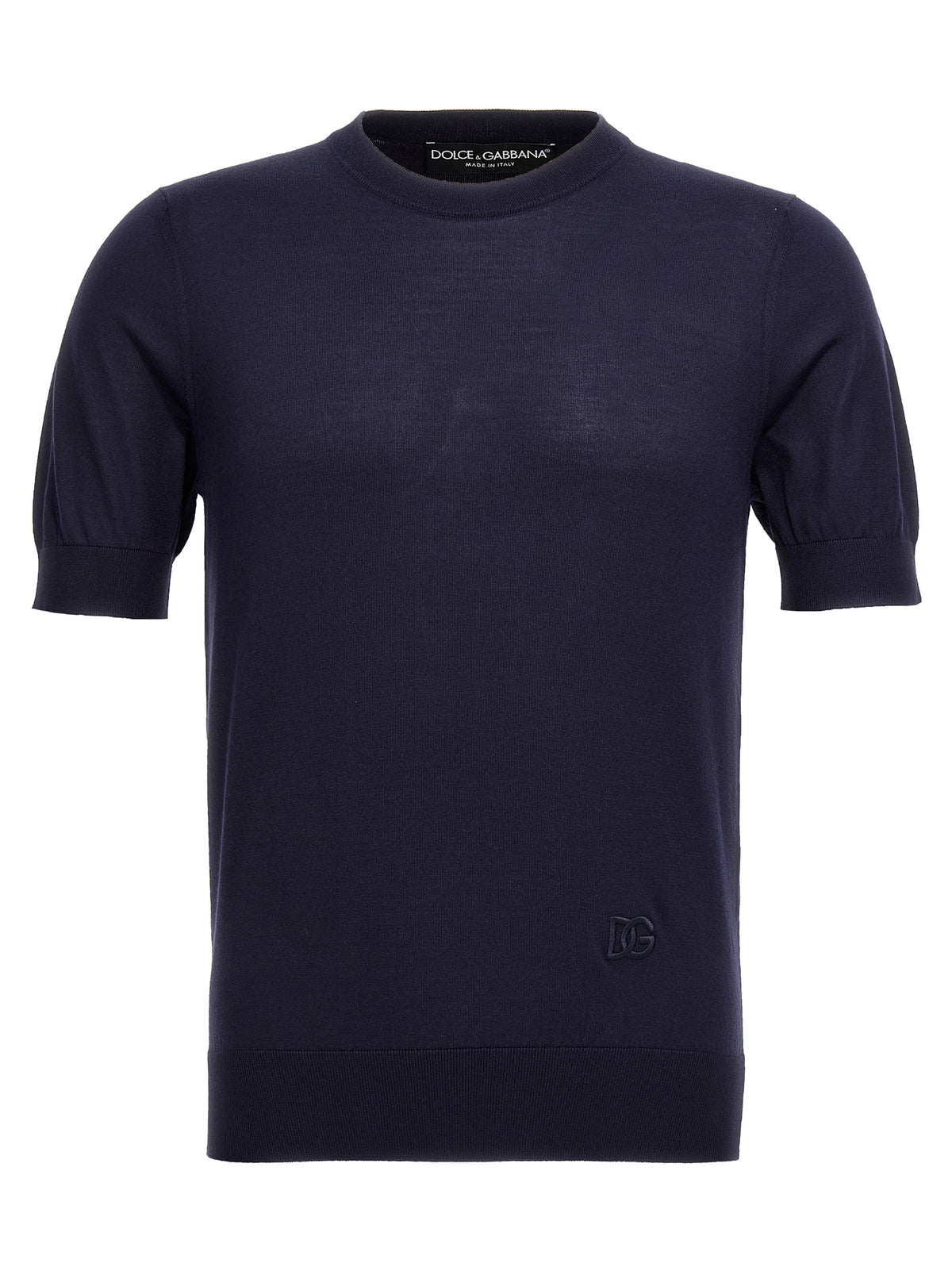 Dolce & Gabbana Blauer Seiden-Cardigan