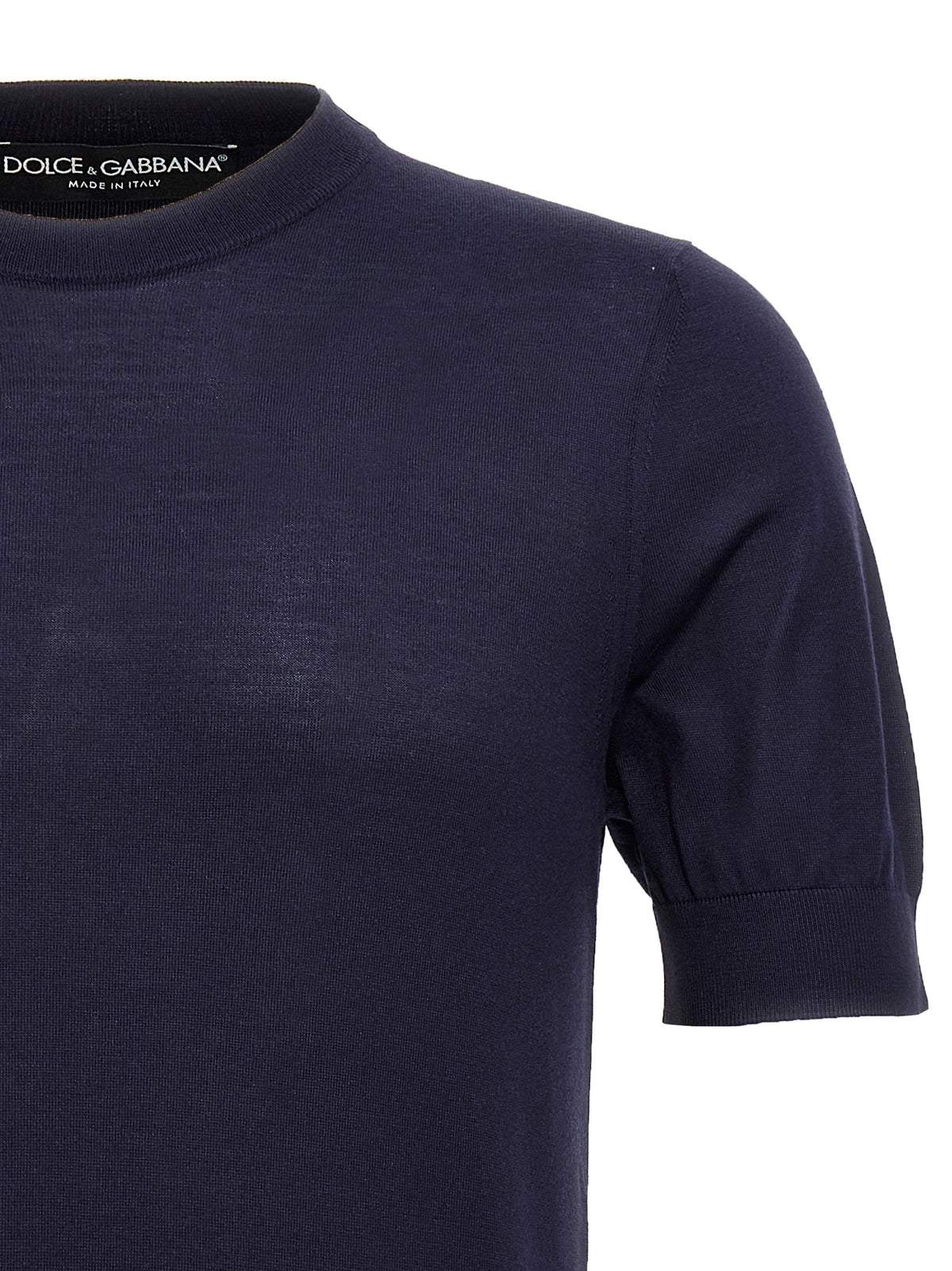 Dolce & Gabbana Blauer Seiden-Cardigan