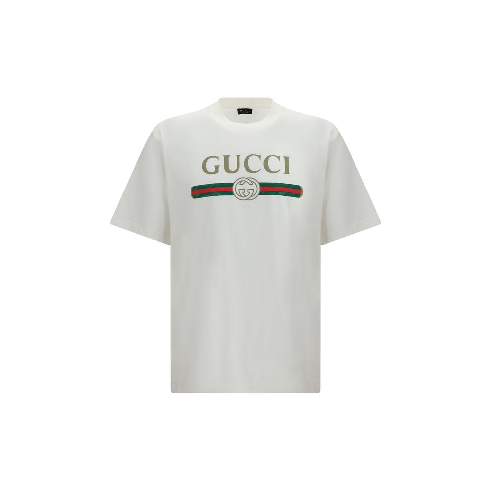 Gucci Weißes Baumwoll-T-Shirt