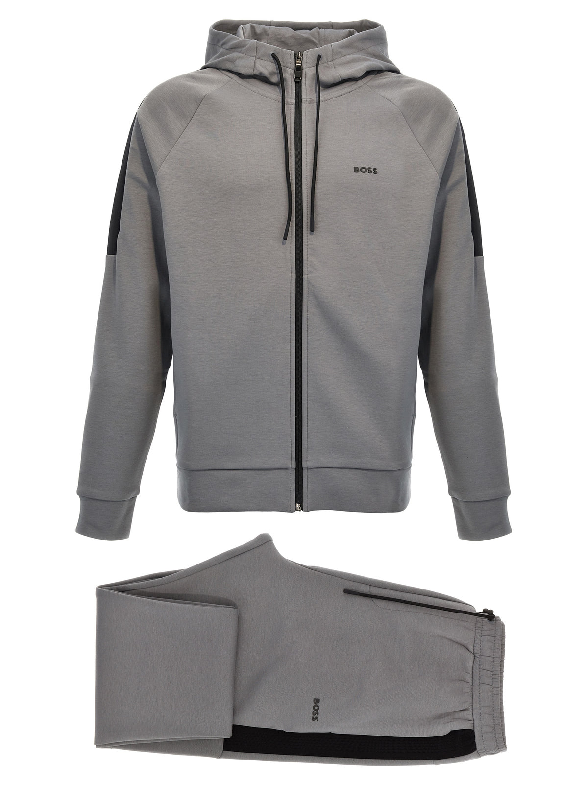 Hugo Boss Grauer Baumwollpullover