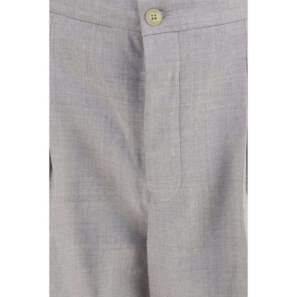 Laneus Graue Hose aus Ovis Aries Wolle