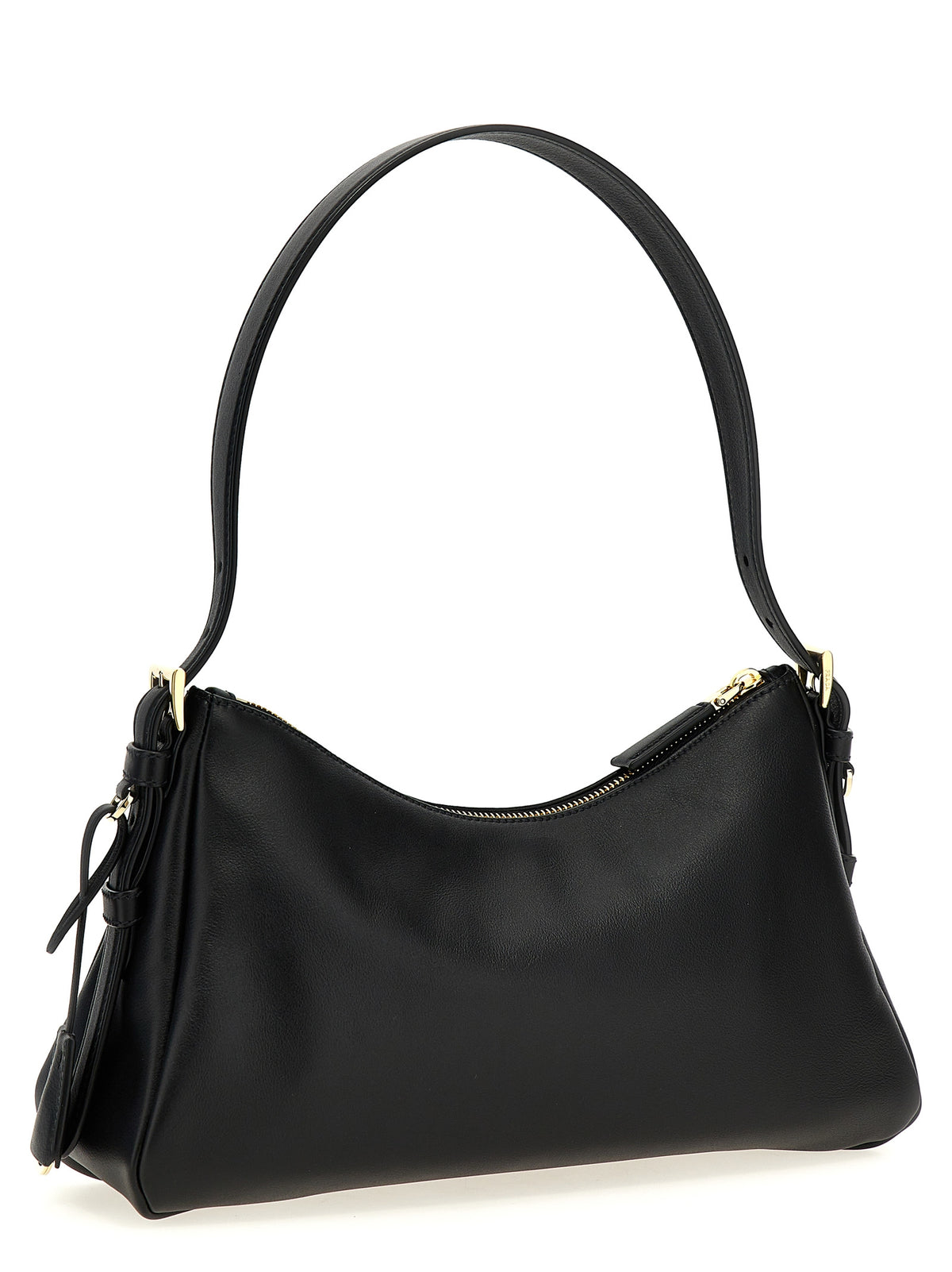 Prada Schwarze Kalbsleder-Schultertasche