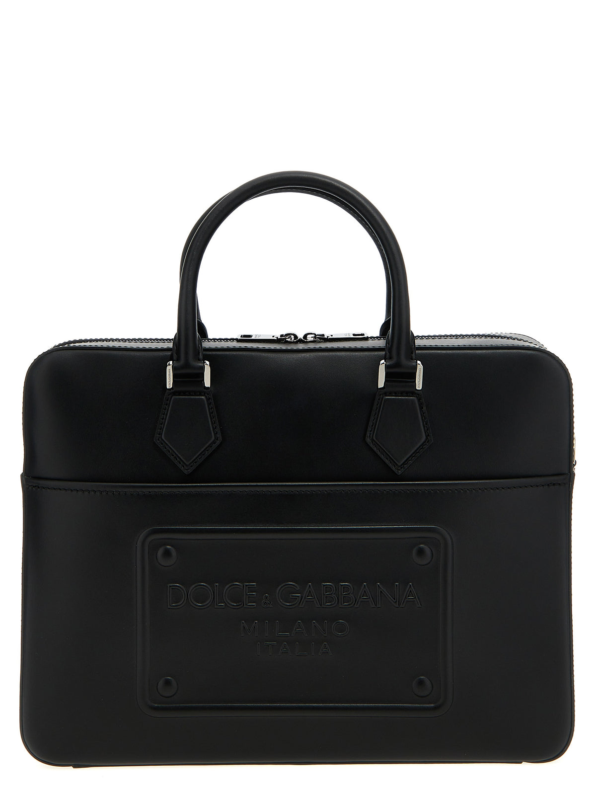 Dolce & Gabbana Schwarze Lammleder-Tote Bag
