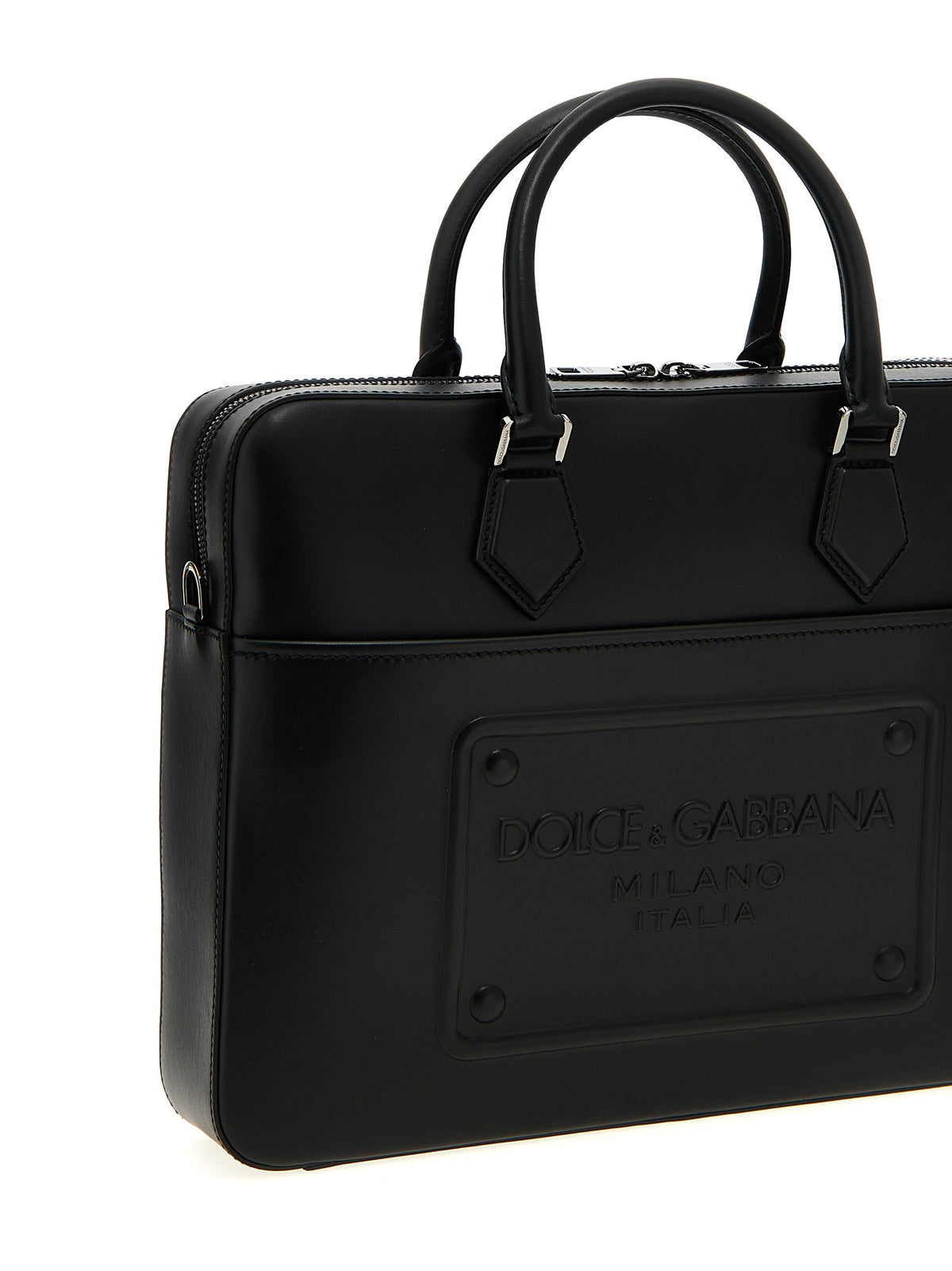 Dolce & Gabbana Schwarze Lammleder-Tote Bag