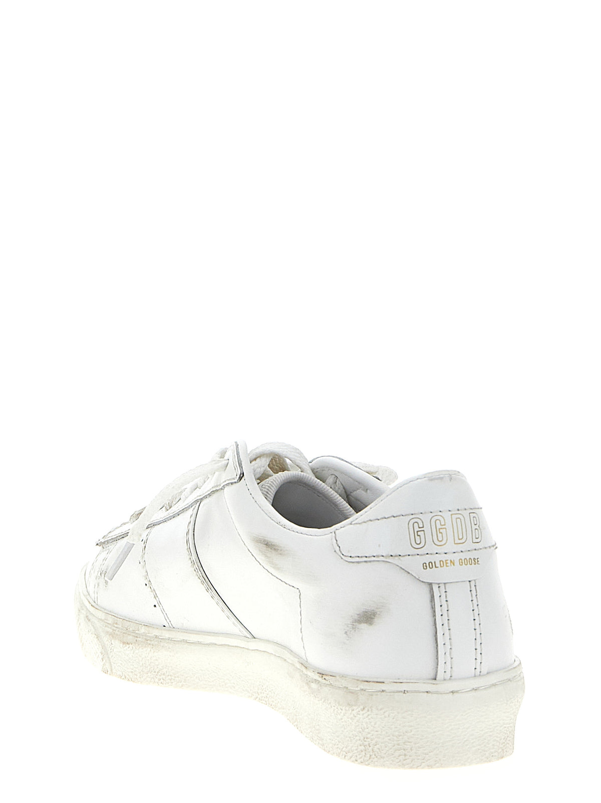 Golden Goose Weiße Sneaker aus Rindsleder mit niedrigem Schaft