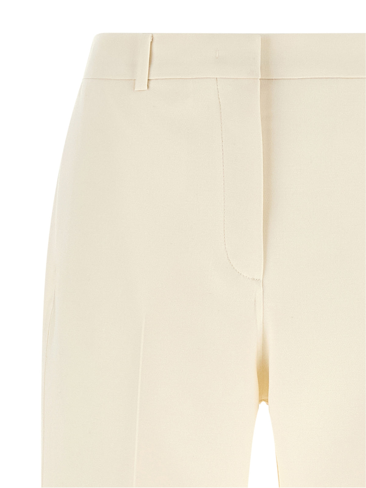 Fendi Weiße Hose aus reiner Schurwolle