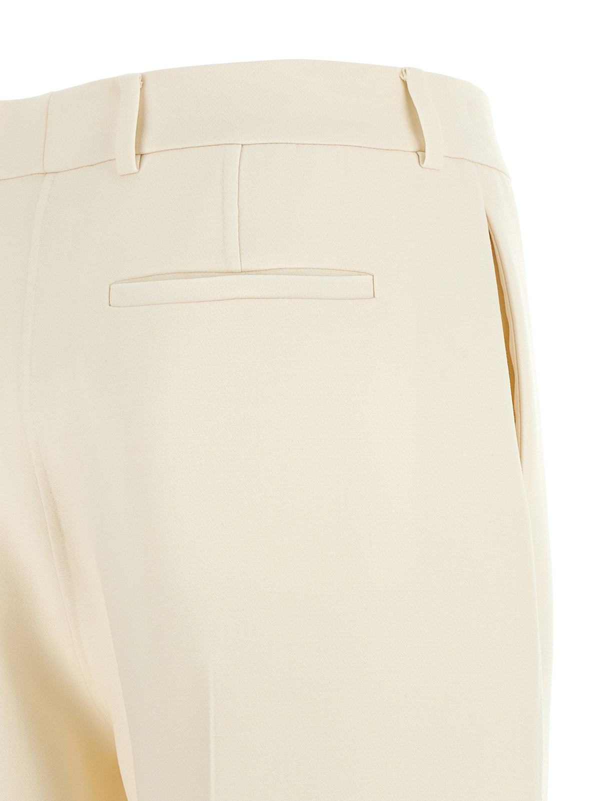 Fendi Weiße Hose aus reiner Schurwolle