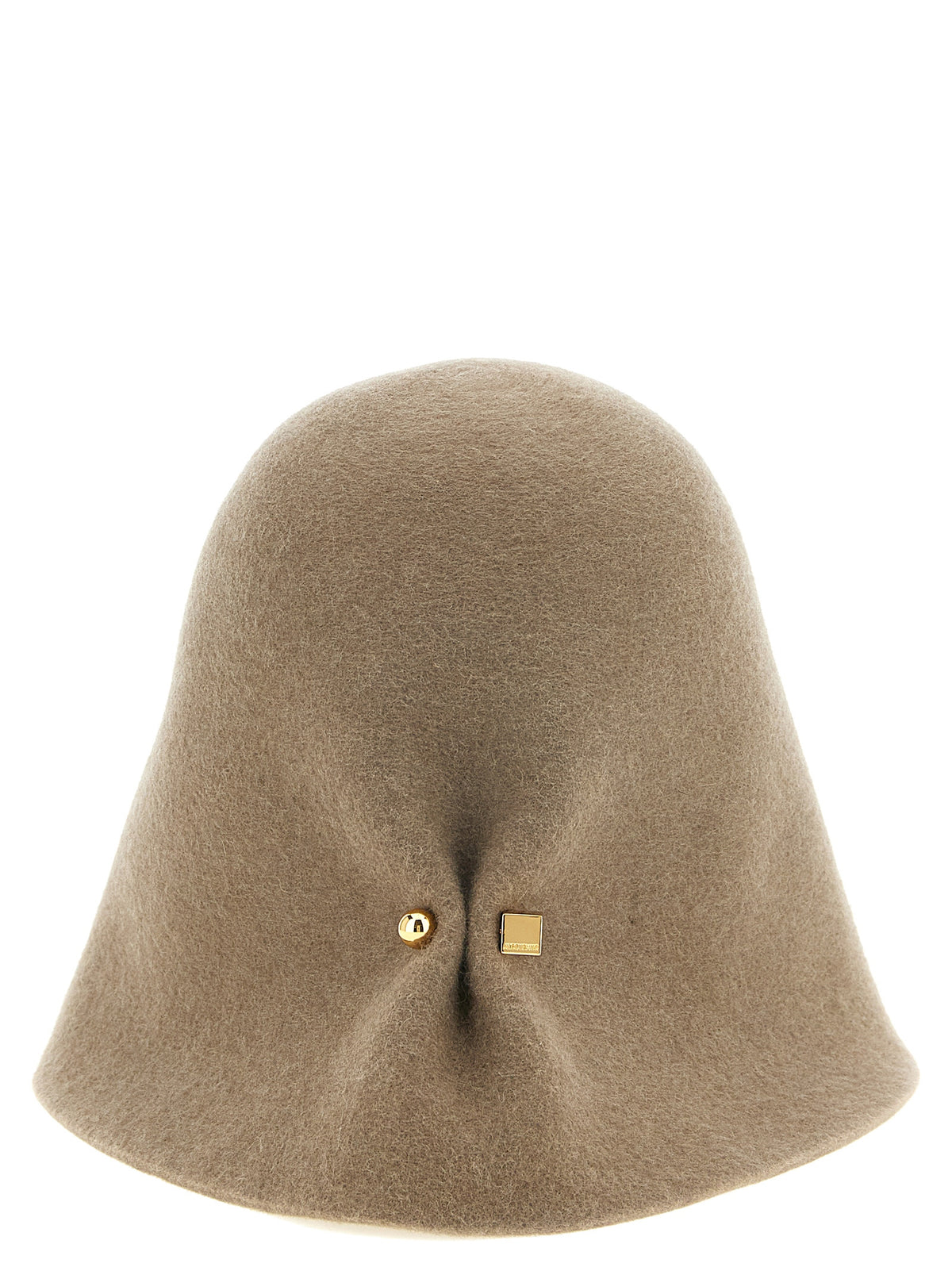 Jacquemus Beige Merinowollmütze