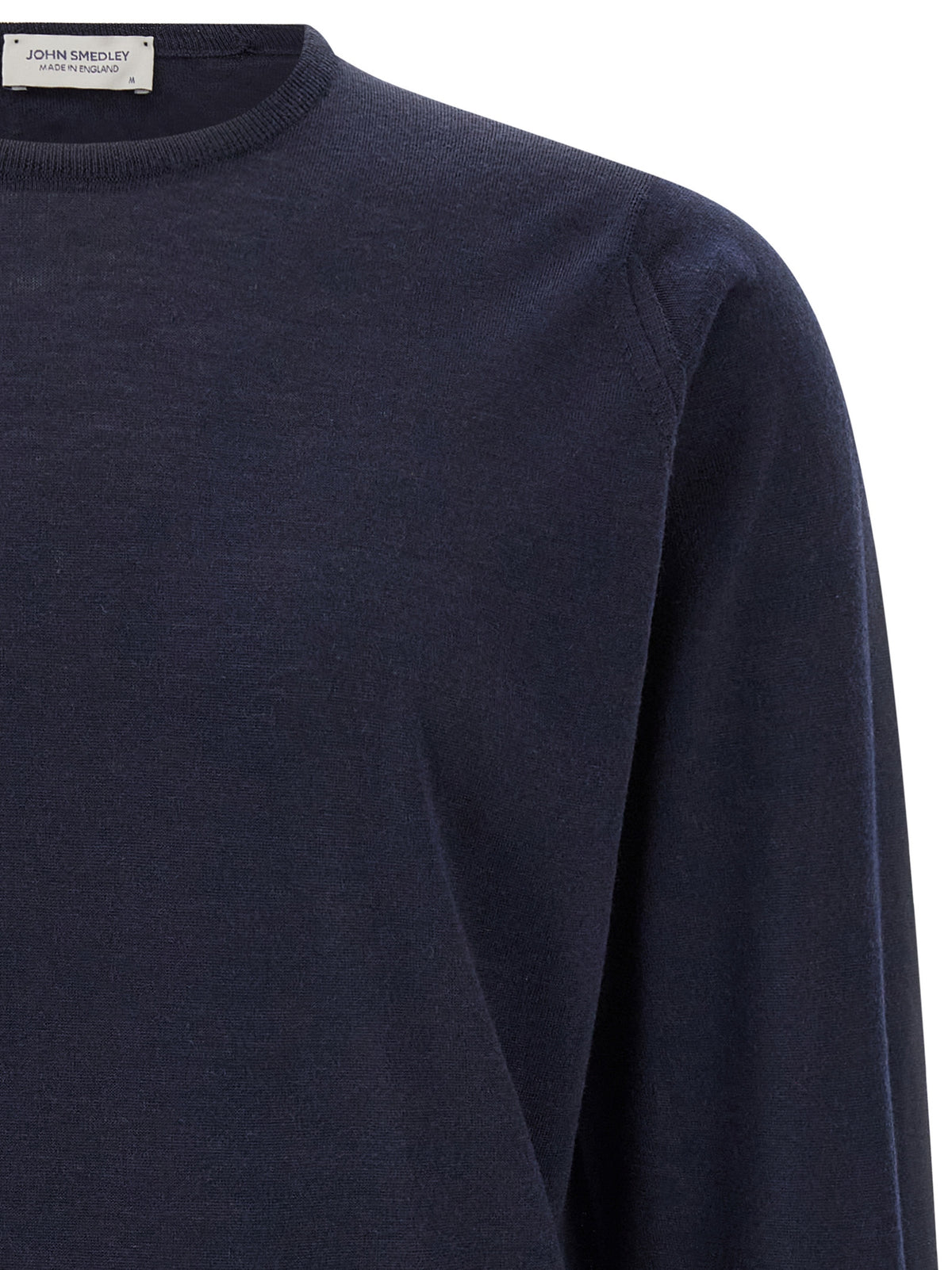 JOHN SMEDLEY Blauer Cardigan aus Merinowolle