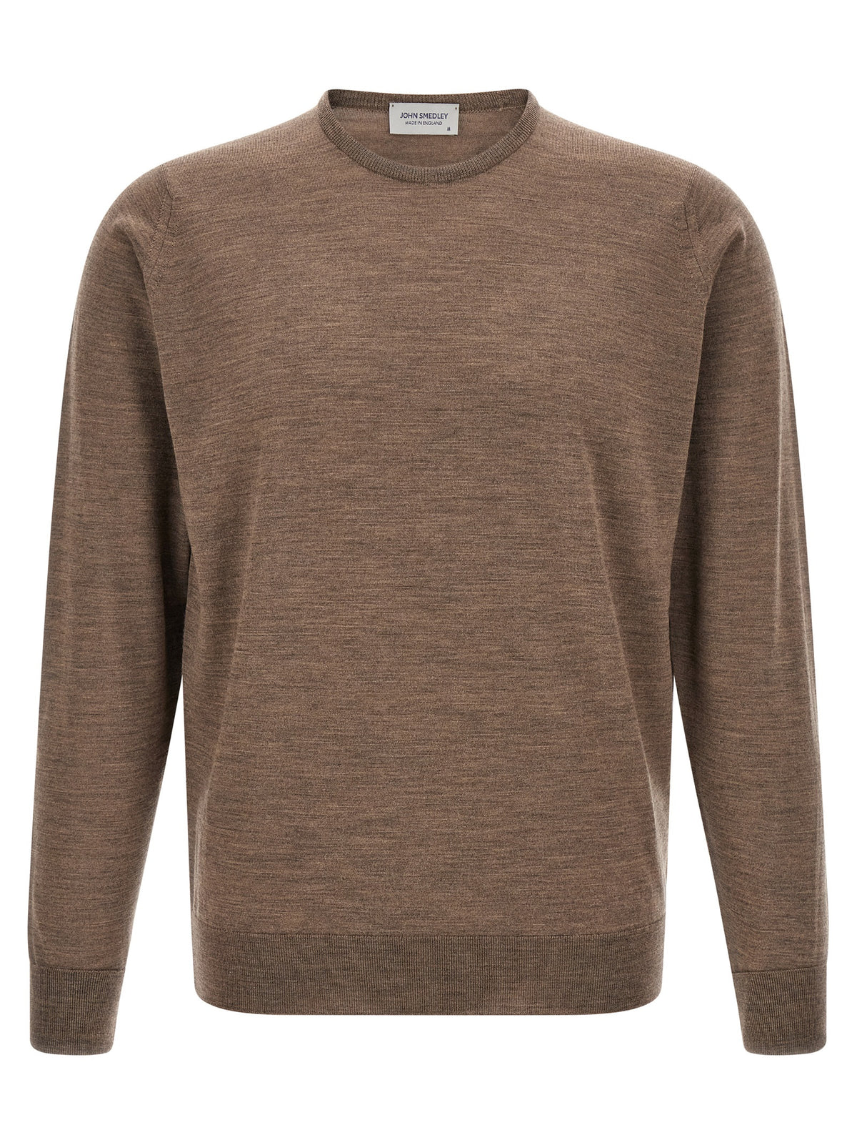 JOHN SMEDLEY Beiger Merino-Wollcardigan