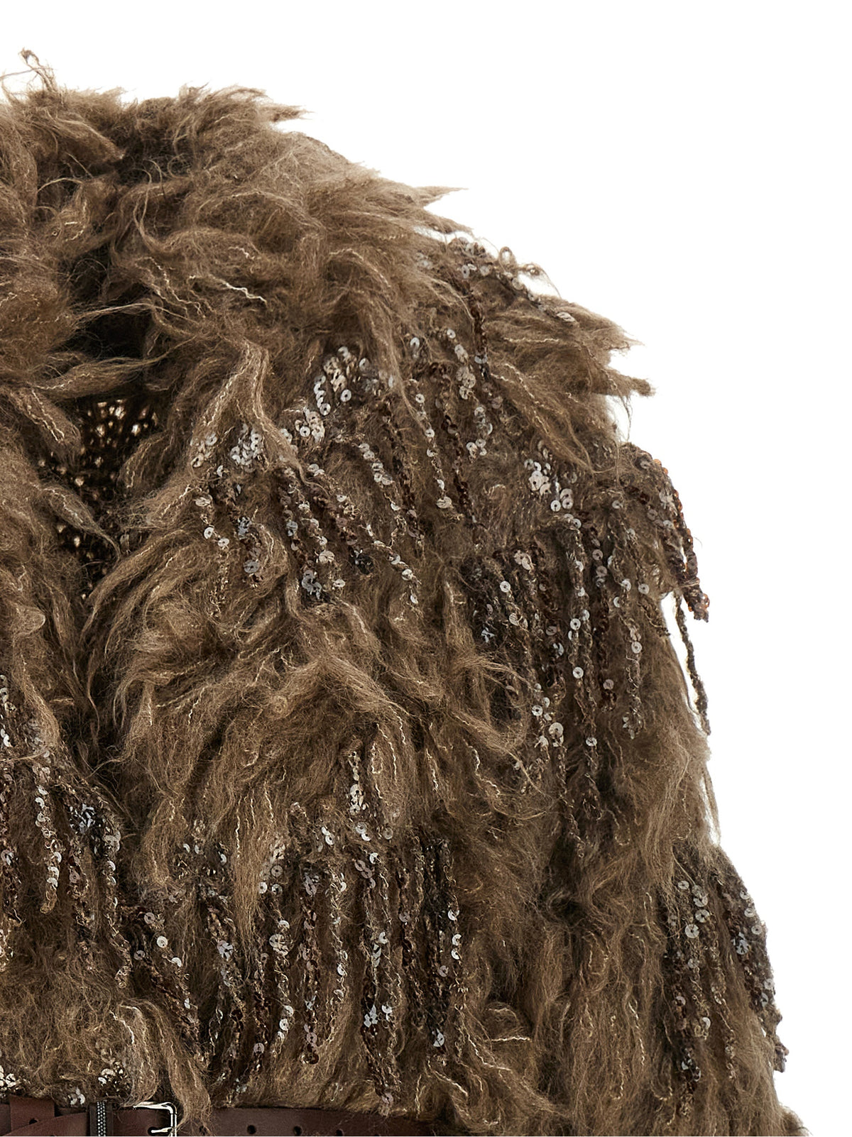 Brunello Cucinelli Brauner Wollmantel