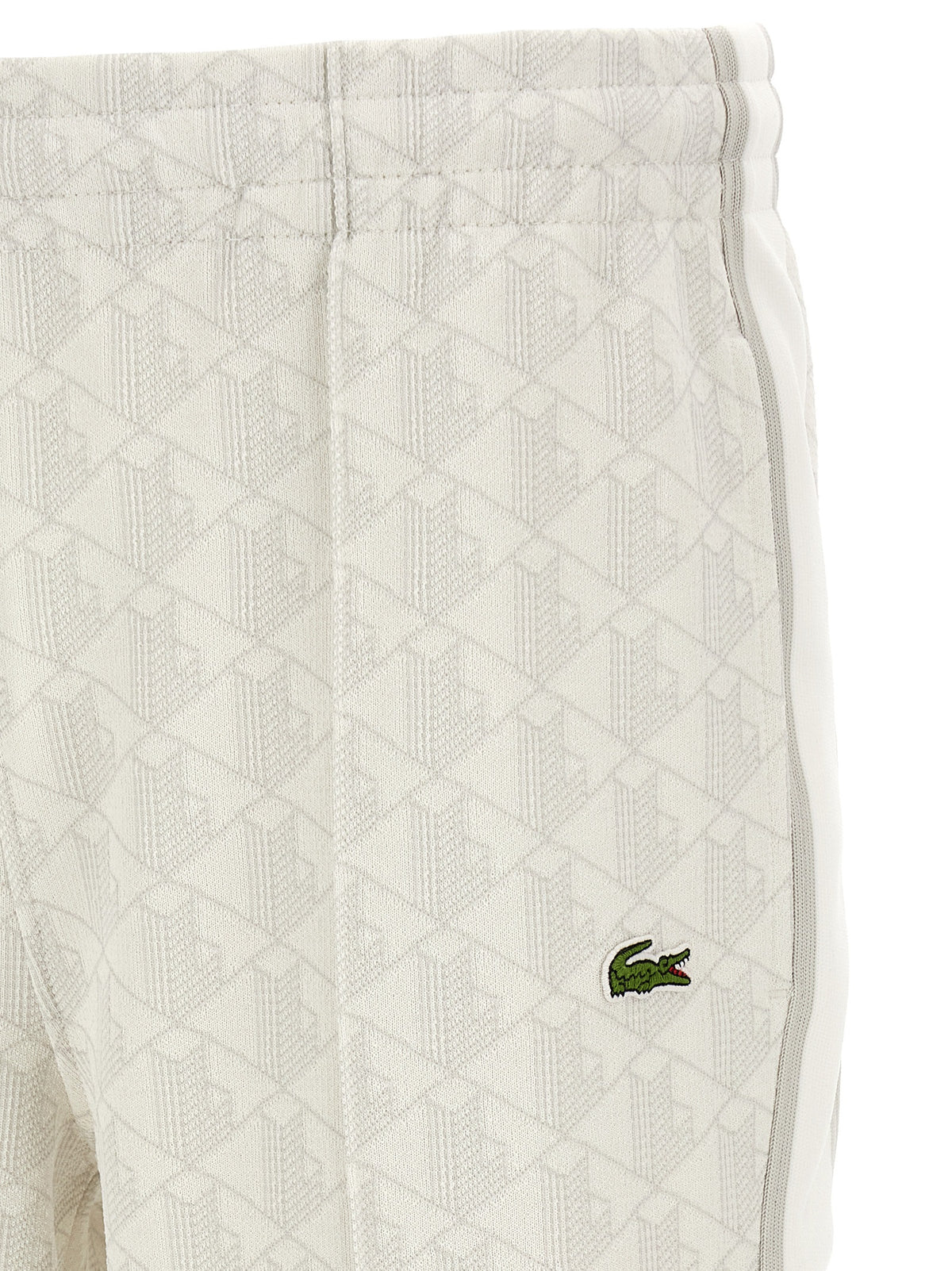 Lacoste Weiße Polyester-Jogginghose (Trainingshose)
