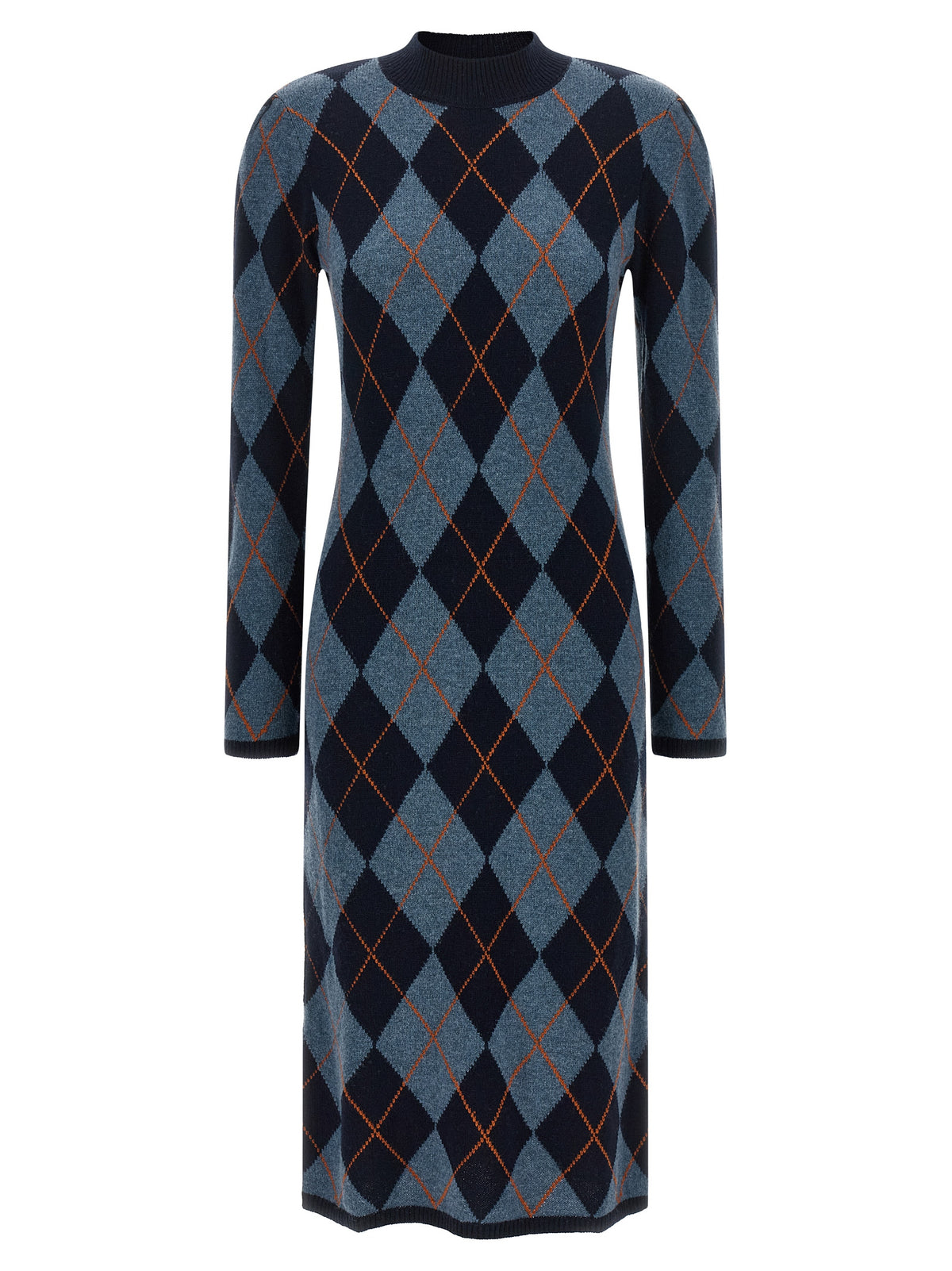 Twinset Orange Viskose Freizeitkleid