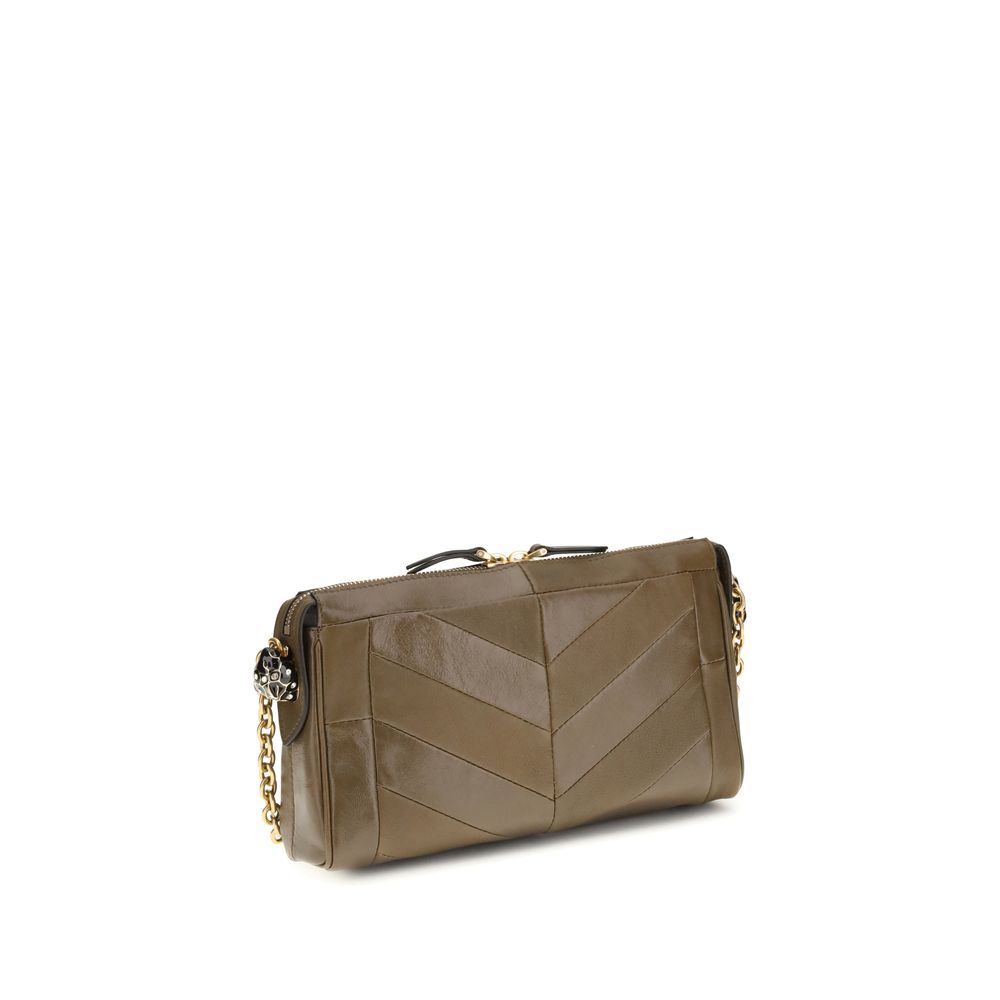 Valentino Garavani Braune Napa Leder / Kalbsleder Schultertasche