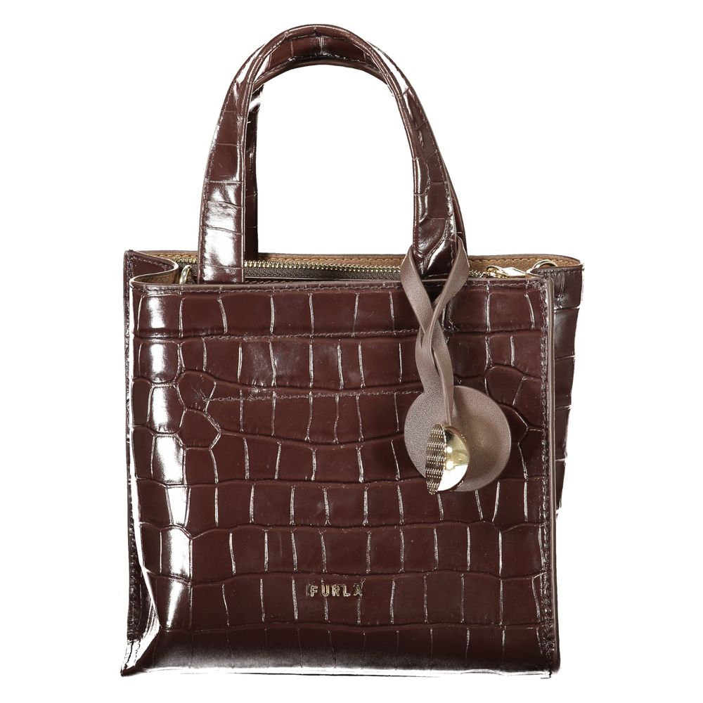 Furla Braune Leder Damentasche