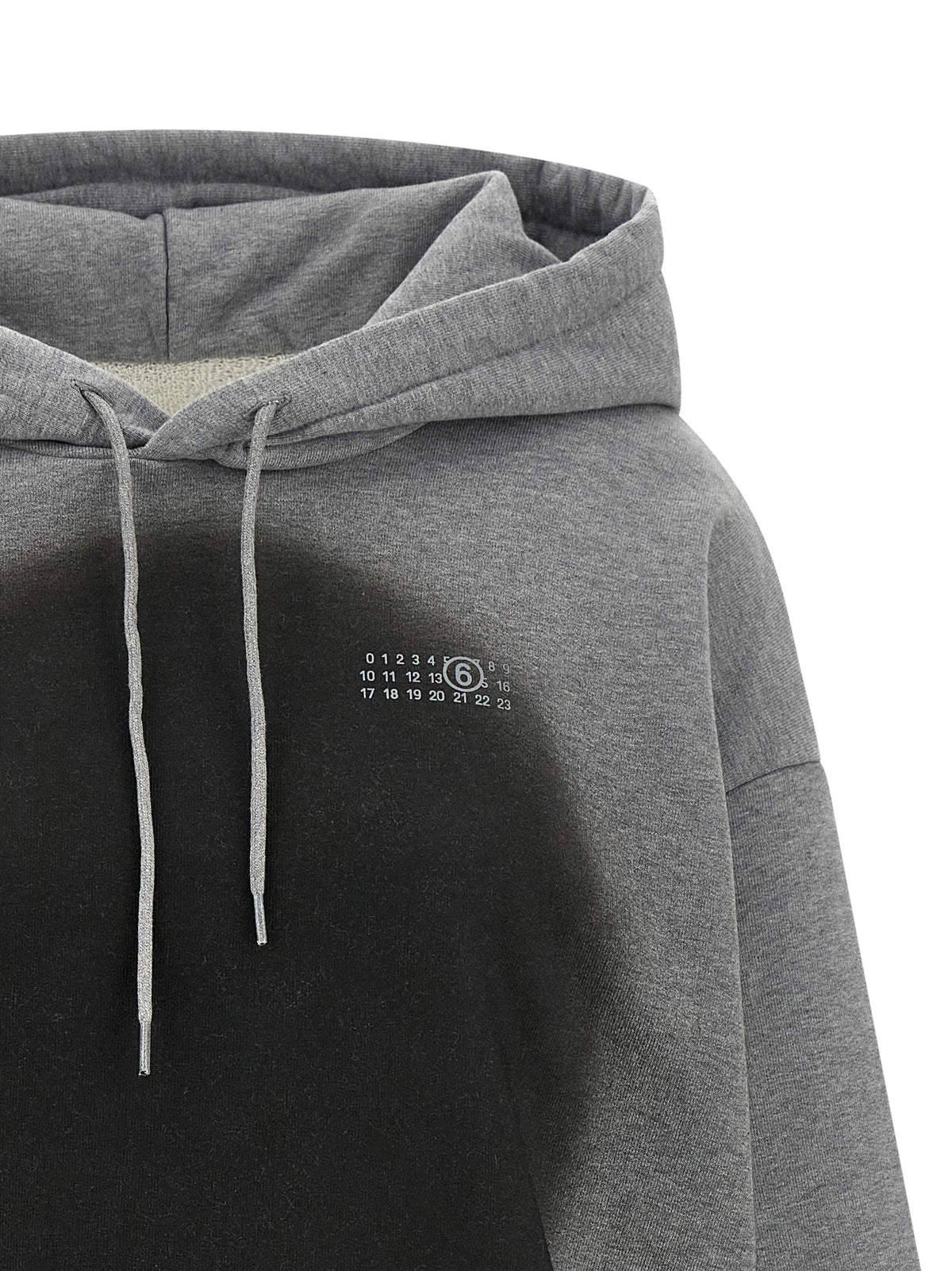 MM6 Maison Margiela Grauer Baumwollpullover