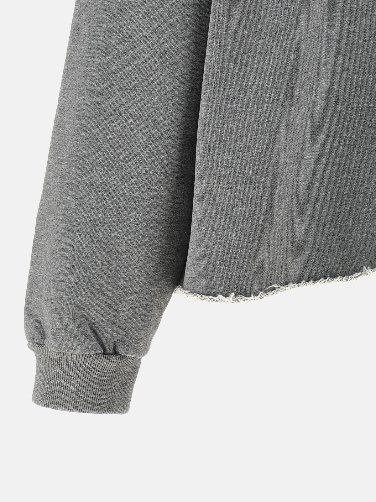 MM6 Maison Margiela Grauer Baumwollpullover