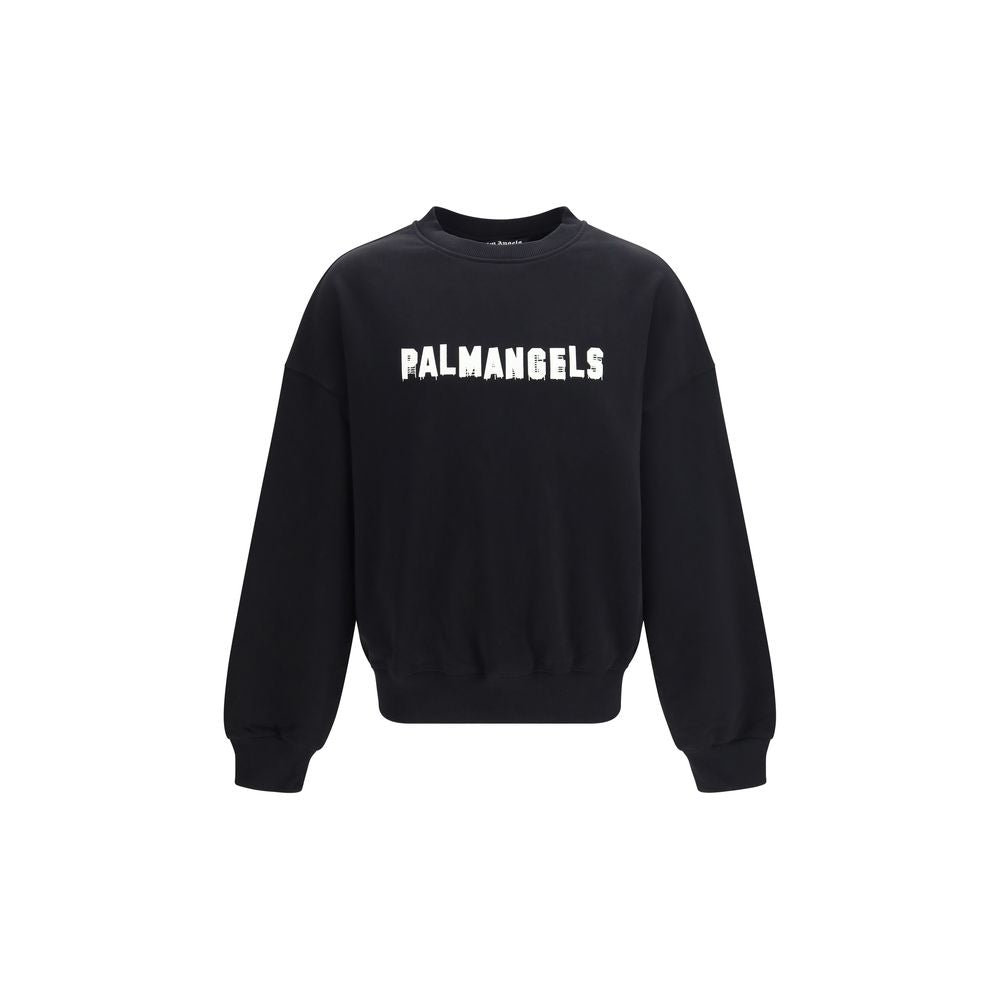 Palm Angels Schwarzer Baumwoll-Sweatshirt