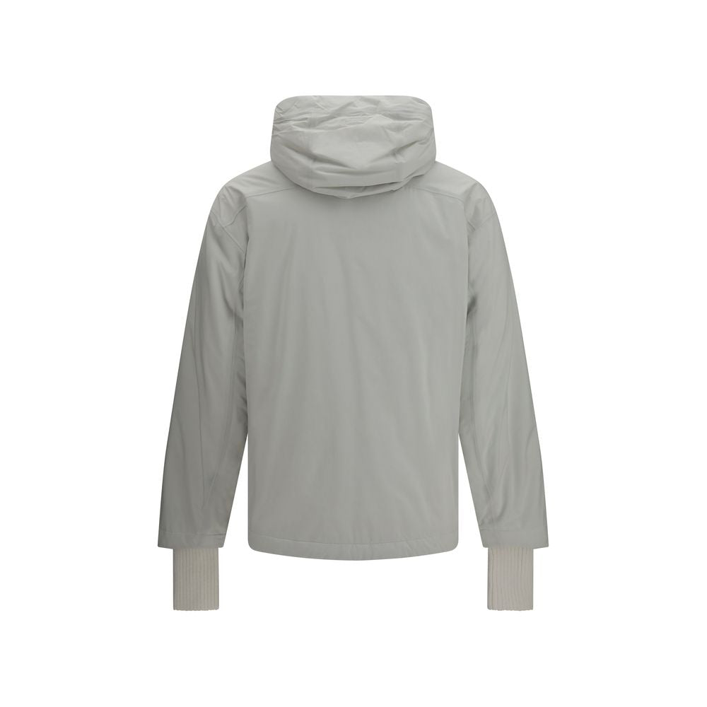 LAMINAR Graue Daunen-Steppjacke