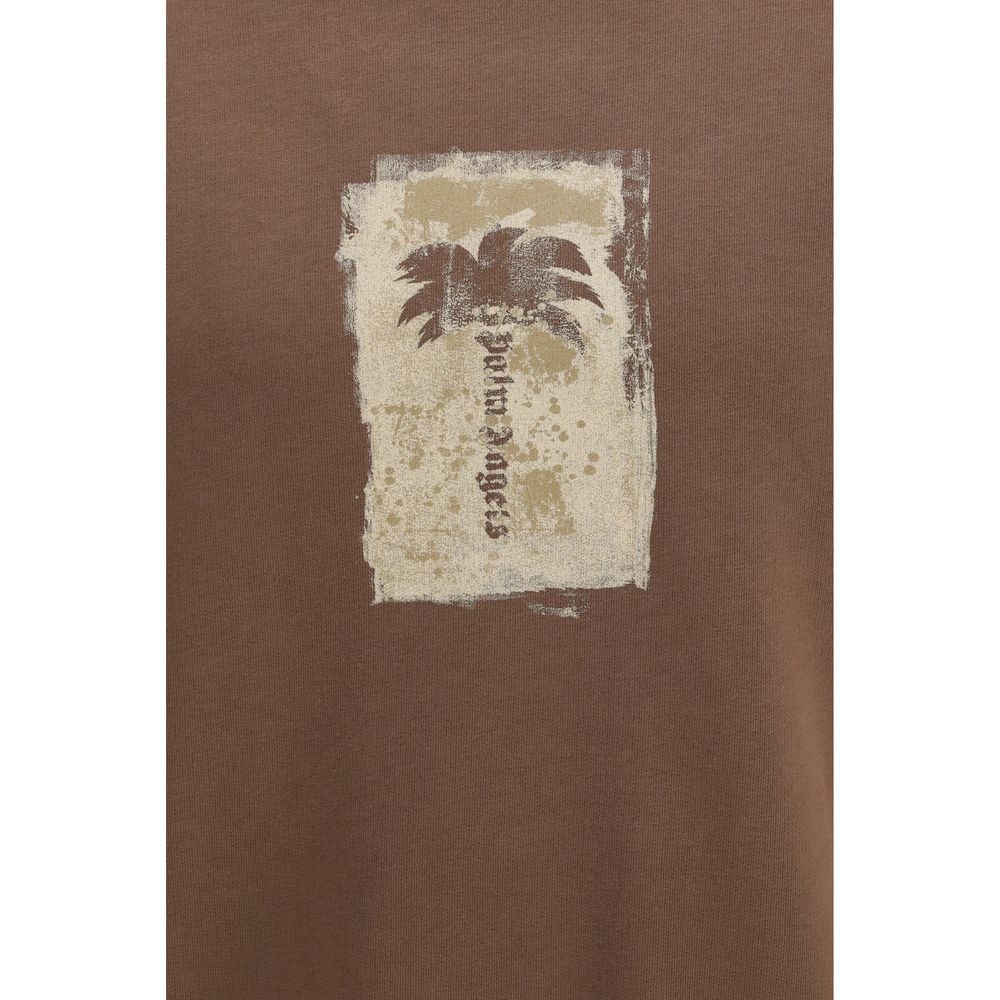 Palm Angels Brauner Baumwoll-Sweatshirt