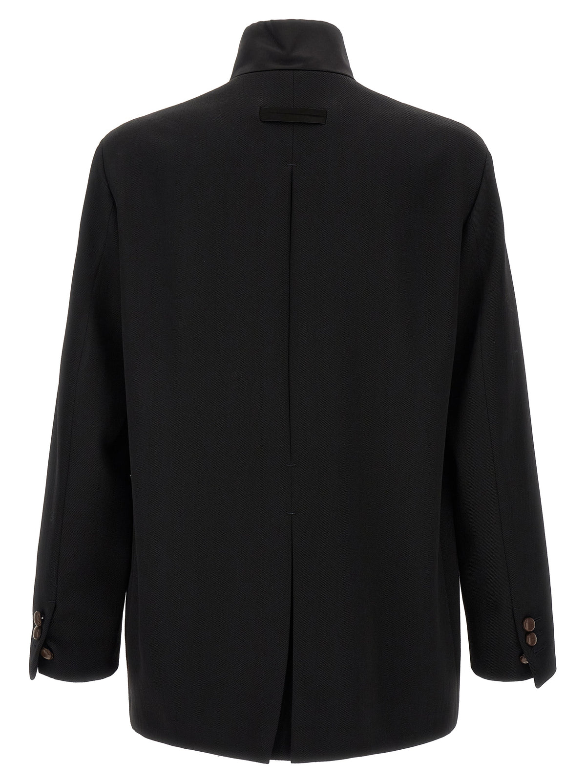 ZEGNA Schwarzer Wollblazer