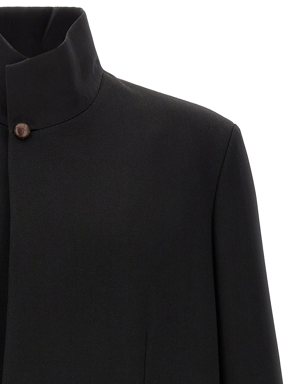 ZEGNA Schwarzer Wollblazer
