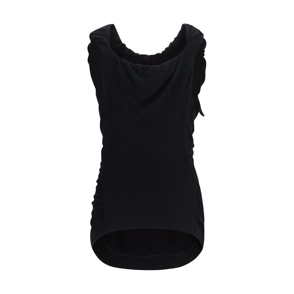 Vivienne Westwood Schwarzes Kurzarmhemd aus Viskose