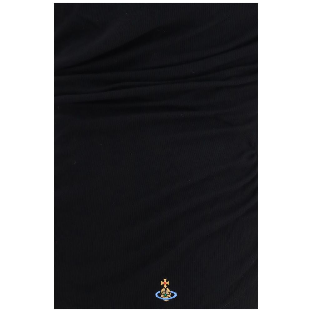 Vivienne Westwood Schwarzes Kurzarmhemd aus Viskose