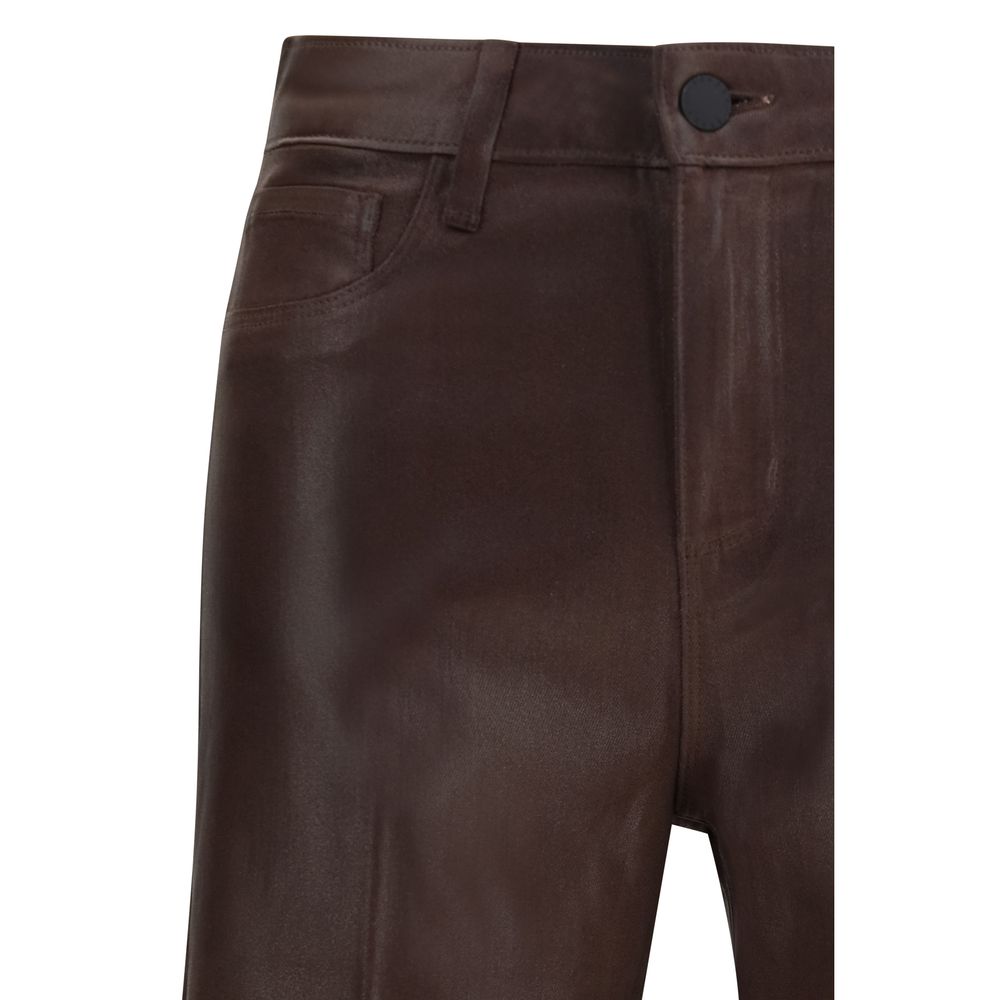L'Agence Braune Baumwolljeans Denim