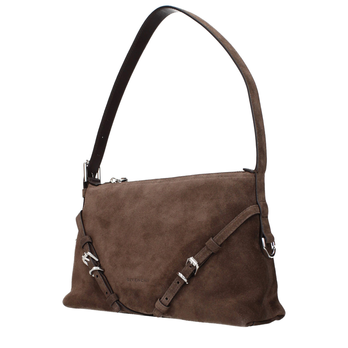 Givenchy Braune Leder Schultertasche
